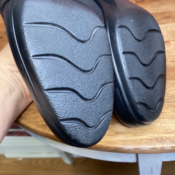 Clarks Womens Black Leather Emslie Lulin Mary Jane Slip On Comfort Shoe Size 7.5 - Picture 11 of 16